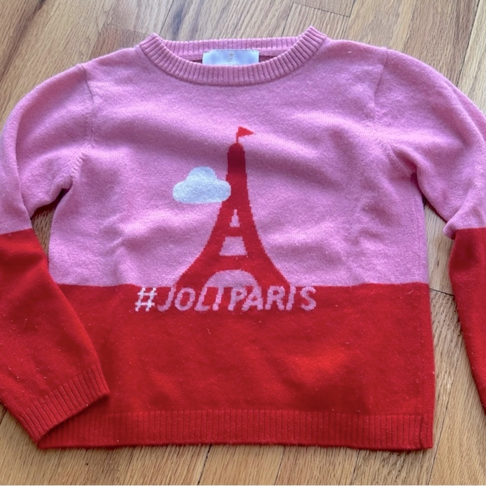 Jacadi Joli Paris cashmere sweater size 4ans 4Y